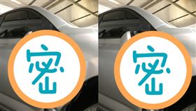 機械式停車廠，倒車踩太大力，板金後照鏡慘況。（圖／翻攝自PTT）