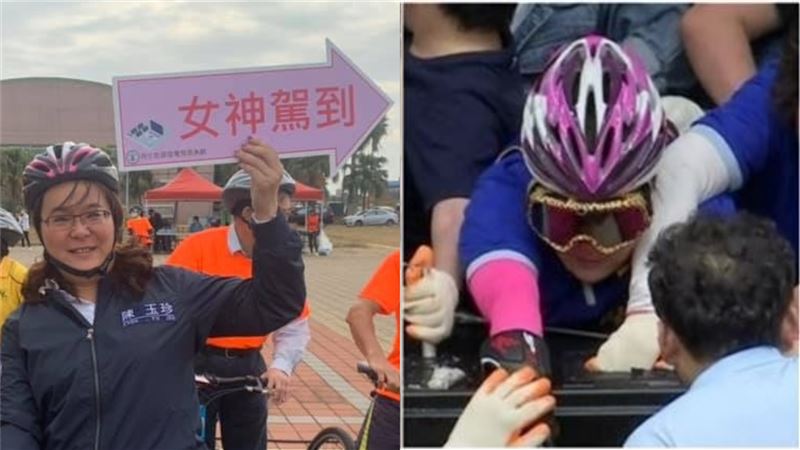 陳玉珍女神駕到　甜笑喊：要記得戴哦