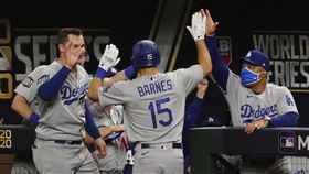 道奇Austin Barnes陽春砲。（圖／美聯社／達志影像） 
