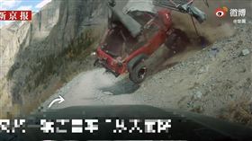 美國,科羅拉多,山谷,吉普車,墜落（圖／翻攝自微博）