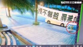 輕軌,二階,復工,布條,中華藝校