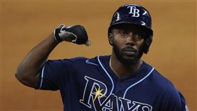 阿羅沙瑞納（Randy Arozarena）開轟。（圖／美聯社／達志影像）