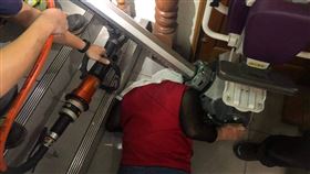 苗栗,樓梯升降椅軌道,婦人,斷頭,消防,