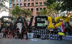 台灣撐港遊行　呼籲釋放12港人（3）