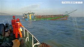 新北艦,抽砂船,圍島,馬祖,翻攝畫面