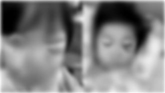 女童被毒打滿臉瘀青　閨密尪下跪道歉