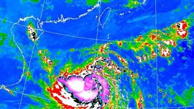 莫拉菲最快今變中颱▲。（圖／中央氣象局）