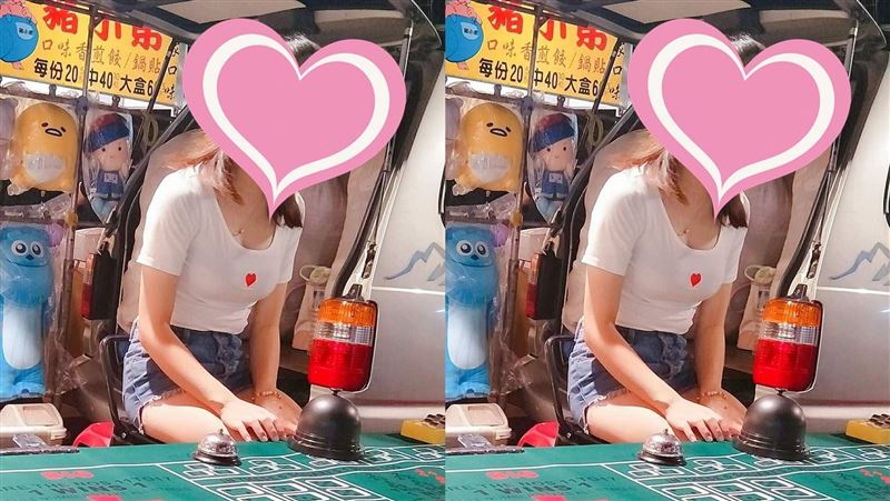 台南人衝了！網暴動白T女擺攤夜市曝
