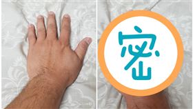 豬手,蜜蜂,安全帽,自殺攻擊(翻攝自 爆怨2公社)