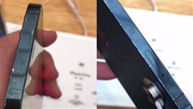 手機,邊框,掉漆,iPhone12,,iPhone。(圖/翻攝自烈楓微博)