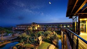 關西六福莊中庭。（圖／KKday提供）