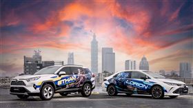 ▲全新英雄布萊特(左)、洛里昂(右) x TOYOTA RAV4、COROLLA ALTIS GR SPORT
「Tone車」率先登場。（圖／業者提供）