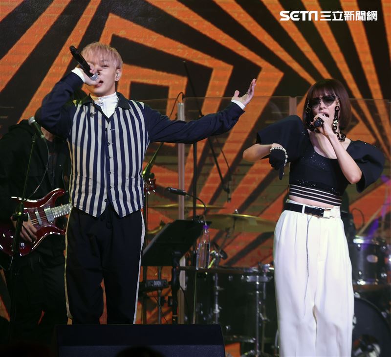 徐若瑄音樂分享會嘉賓熊仔、NU zone。（記者邱榮吉/攝影）