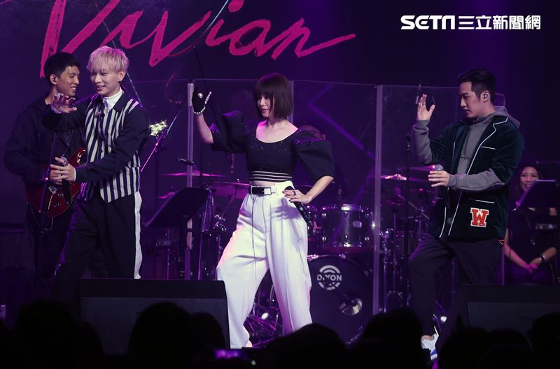 徐若瑄音樂分享會嘉賓熊仔、NU zone。（記者邱榮吉/攝影）