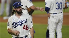 ▲岡索林（Tony Gonsolin）第6戰僅投1.2局下課。（圖／美聯社／達志影像）