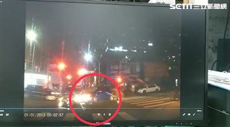 撞擊瞬間曝北投23歲騎士飛1層樓高