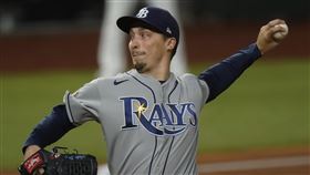 ▲史奈爾（Blake Snell）前5局狂飆9K。（圖／美聯社／達志影像）