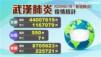 全球武肺破4400萬 前10災區曝