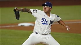 ▲烏瑞亞斯（Julio Urias）後援2.1局飆4K無失分。（圖／美聯社／達志影像）