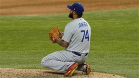 ▲第6戰領先2分，道奇沒用守護神簡森（Kenley Jansen）。（圖／美聯社／達志影像）