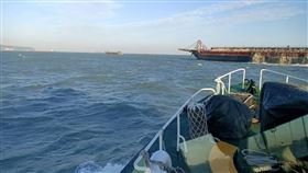 新北艦,抽砂船,圍島,馬祖,翻攝畫面