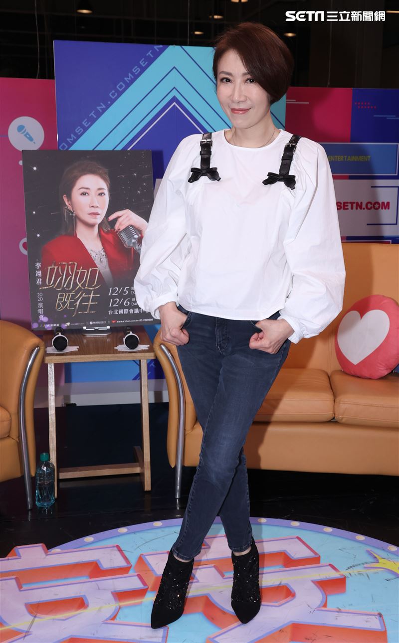 李翊君安安大明星(演唱會宣傳)。（記者邱榮吉/攝影）