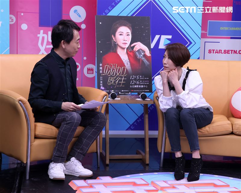 李翊君安安大明星(演唱會宣傳)。（記者邱榮吉/攝影）