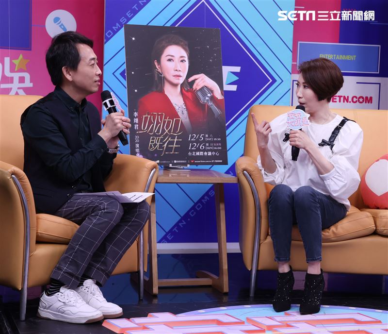 李翊君安安大明星(演唱會宣傳)。（記者邱榮吉/攝影）