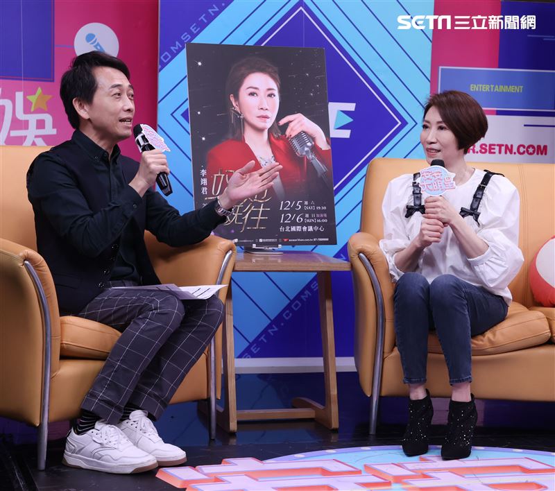 李翊君安安大明星(演唱會宣傳)。（記者邱榮吉/攝影）