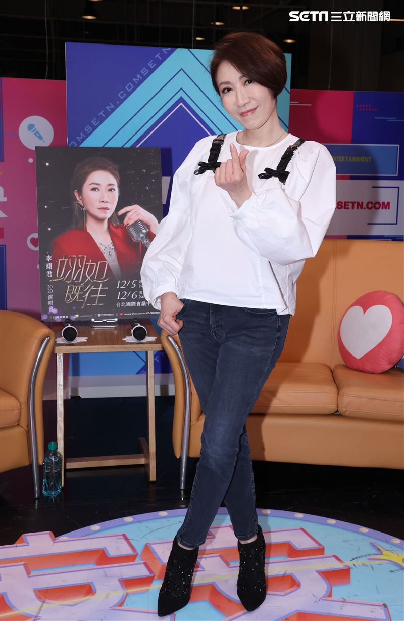 李翊君安安大明星(演唱會宣傳)。（記者邱榮吉/攝影）