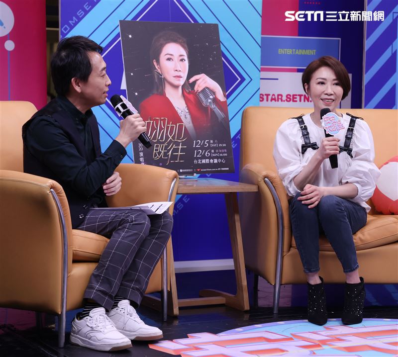 李翊君安安大明星(演唱會宣傳)。（記者邱榮吉/攝影）