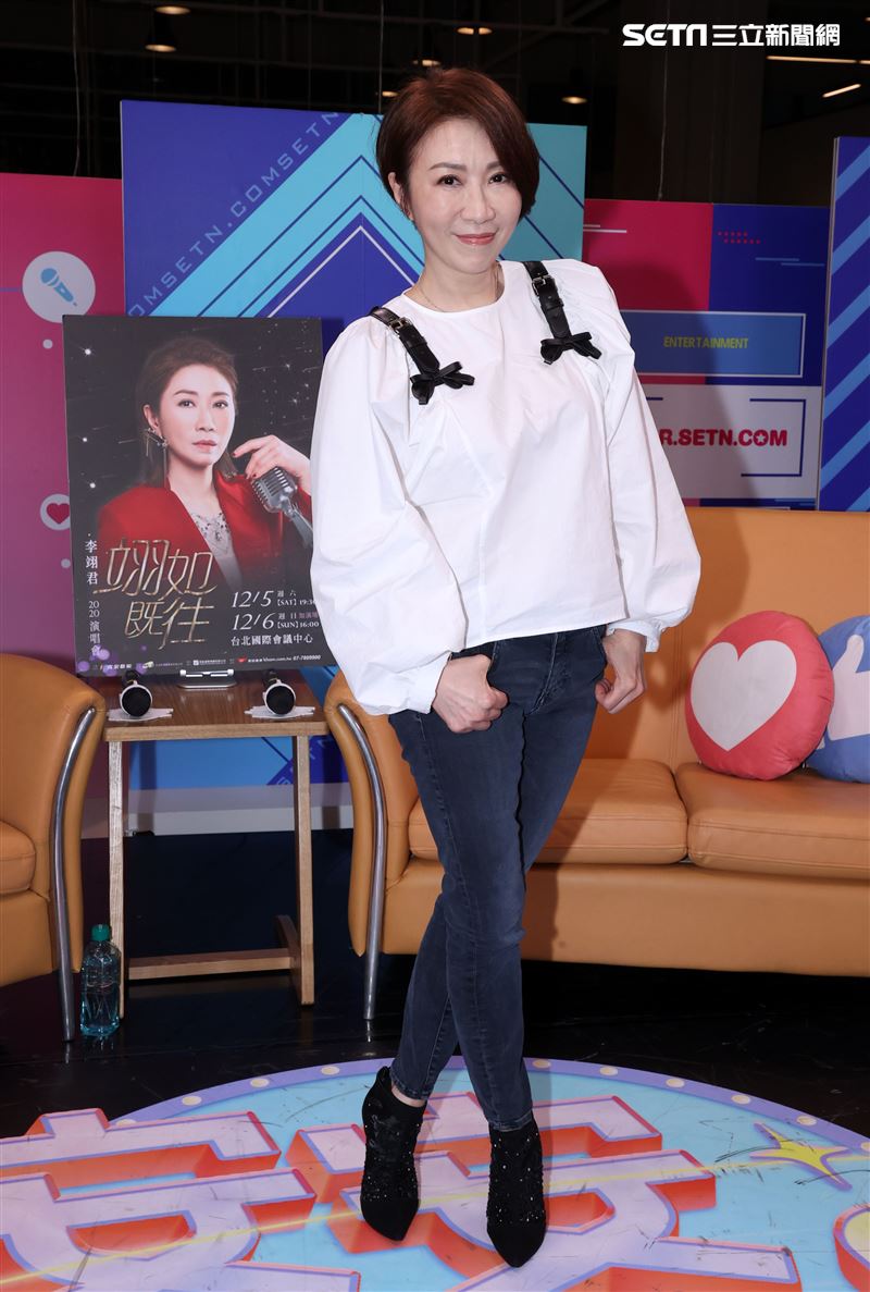 李翊君安安大明星(演唱會宣傳)。（記者邱榮吉/攝影）