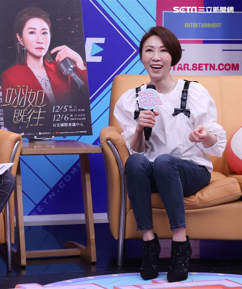 李翊君安安大明星(演唱會宣傳)。（記者邱榮吉/攝影）