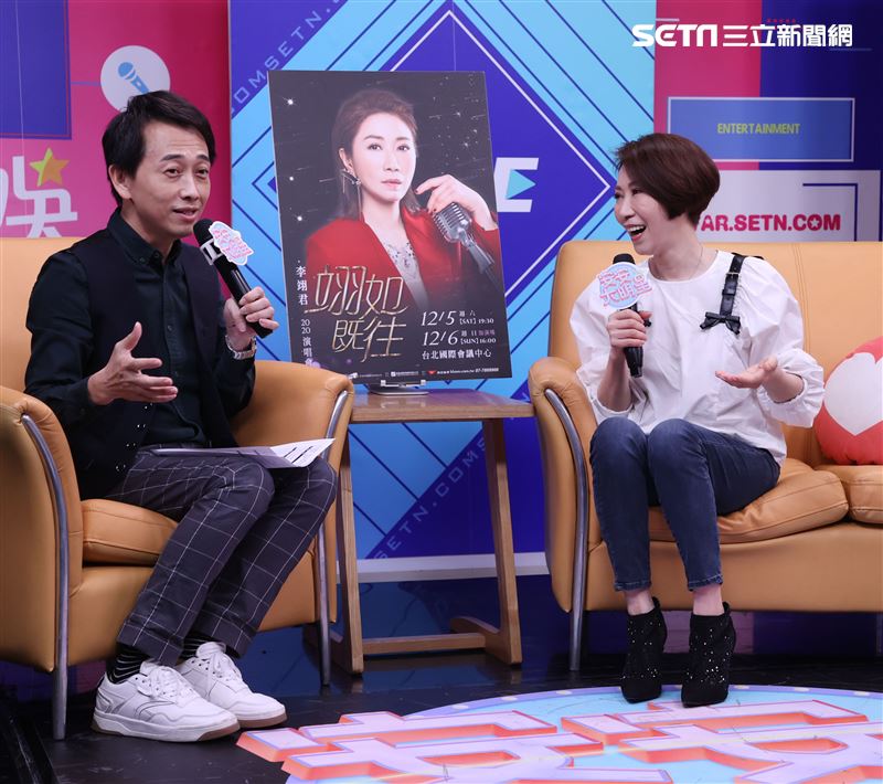 李翊君安安大明星(演唱會宣傳)。（記者邱榮吉/攝影）