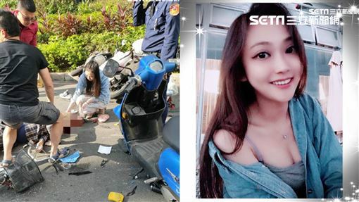 幫車禍翁墊頭　暖心正妹找到了！