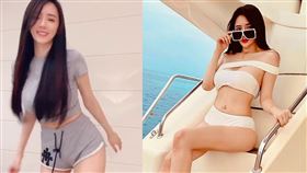 子涵舞蹈節奏好，擺動美臀僅3秒就震到粉絲「凍未條」。（圖／翻攝自子涵IG）