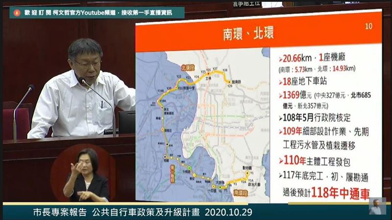 南北環擬通車時間曝　柯：工程約8年