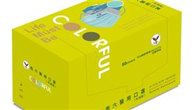南六醫用彩色成人口罩盒裝(50入), OKmart提供