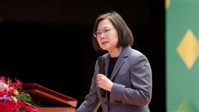 蔡英文出席「2020臺灣全球健康論壇」。（圖／總統府提供）