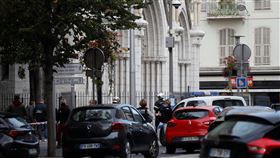 法國尼斯一間聖母院教堂於當地時間29日上午9時左右爆出槍響，圖／路透社／達志影像