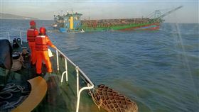 新北艦,抽砂船,圍島,馬祖,翻攝畫面