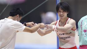 ▲日本體操明星、2016里約奧運男子全能金牌得主內村航平確診武漢肺炎。（圖／美聯社／達志影像）