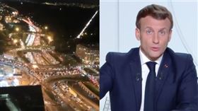 巴黎封城大逃難！驚人車陣達數百英里（圖／翻攝自推特）