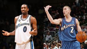 白人隊友向我揮拳！「0號探員」驚呆
NBA,華盛頓巫師,Gilbert Arenas,Steve Blake,白人
翻攝自推特