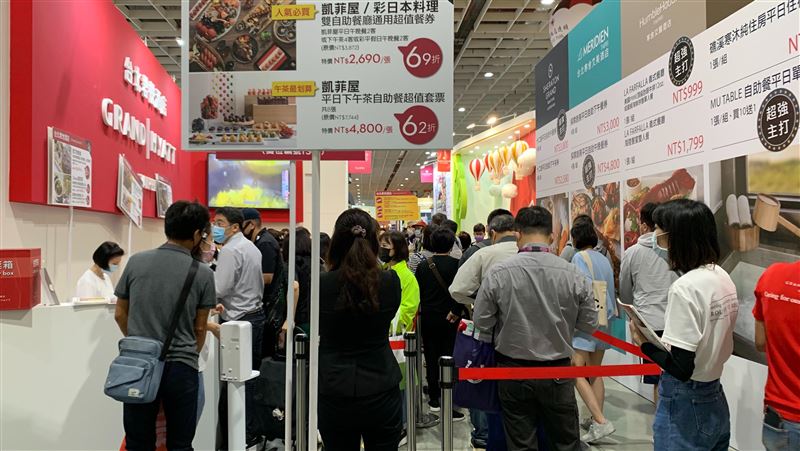 旅展聯合住宿、餐券夯　百萬刷手現身