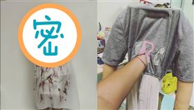 萬聖節,斷頭屍,女童,扮裝,視錯覺。（圖／翻攝自爆怨2公社）