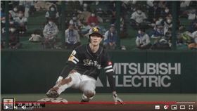 ▲周東佑京連13場盜壘成功刷新世界紀錄。（圖／翻攝自太平洋聯盟TV）