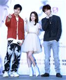 賀軍翔、邵雨薇、陳璽安出席「天巡者」見面會。（記者邱榮吉/攝影）