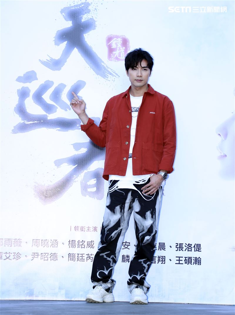 賀軍翔出席「天巡者」見面會。（記者邱榮吉/攝影）