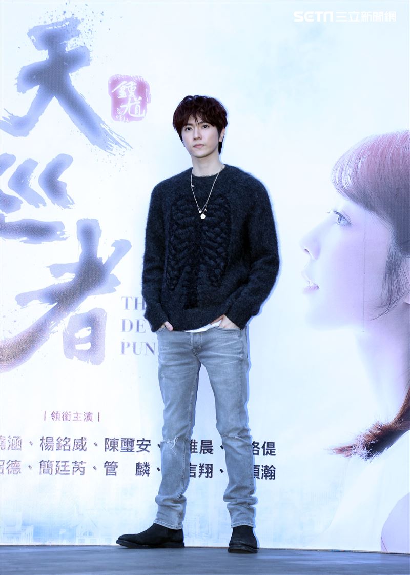 陳璽安出席「天巡者」見面會。（記者邱榮吉/攝影）